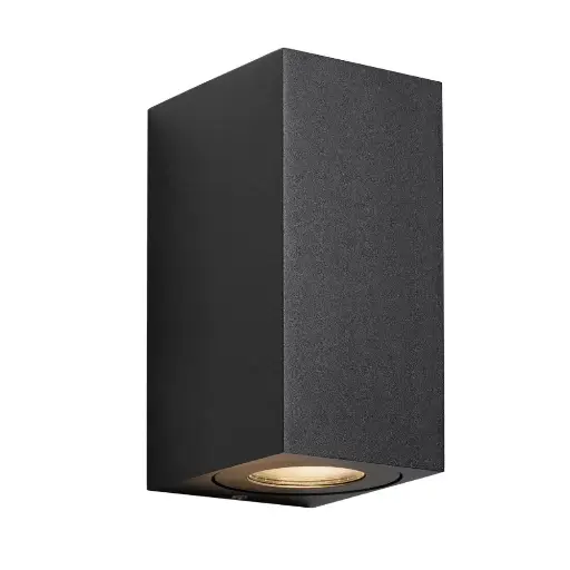 [49731203] Led fasādes gaismeklis NORDLUX CANTO MAXI KUBI 2, 28W GU10, jūras melns
