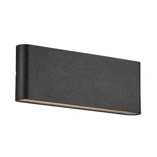 [2118181003] Led fasādes gaismeklis NORDLUX KINVER 26, 10W 800lm, melns