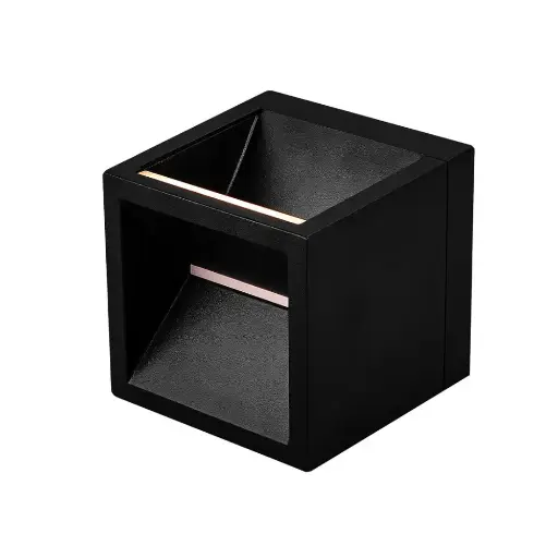 [2518321003] Led fasādes gaismeklis NORDLUX RIVO, 8W 240lm, melns