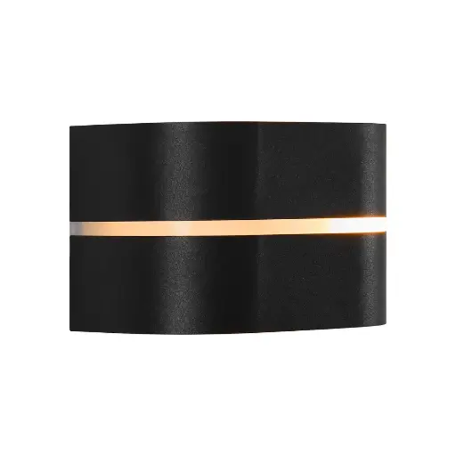 [2418311003] Led fasādes gaismeklis NORDLUX SIBELIS, 10W E27, melns