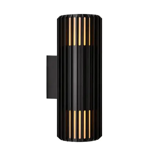[2418121203] Led fasādes gaismeklis NORDLUX ALUDRA DOUBLE, 15W E27, melns