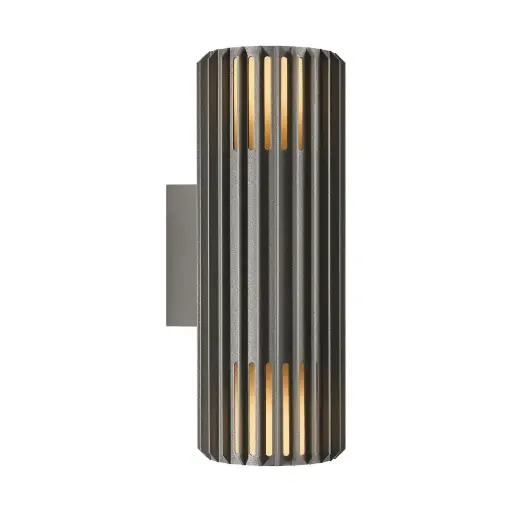 [2418121250] Led fasādes gaismeklis NORDLUX ALUDRA DOUBLE, 15W E27, antracīta