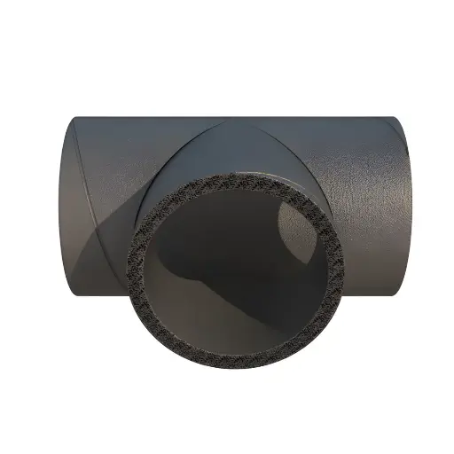 Aerfoam polietilēna T-veida savienojums D125