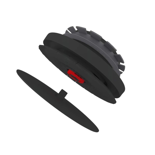 [705613135] Pieplūdes gaisa difuzors Zehnder Luna S125 Ø 170, melns