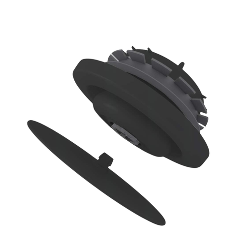 [705613134] Nosūces gaisa difuzors Zehnder Luna E125 ar filtru Ø 170, melns