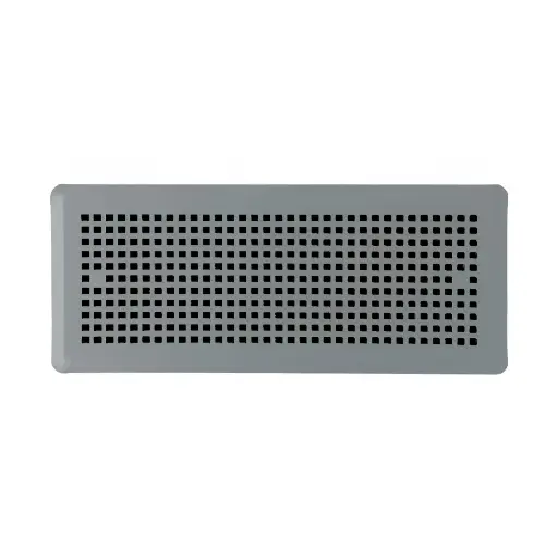 [003734 GRLFQ 200X100 METAL] Reste kārbai ar kvadrātveida caurumiem, cinkota-metāla, 240x140mm