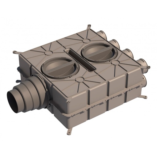 [188583] Ubbink DBOX 808 (8x) gaisa sadales kolektors DN125-150-160-180